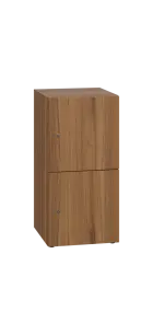 DOMINIT 22 úložná skříň 2-boxová, 917x450x400 mm, ořech světlý
